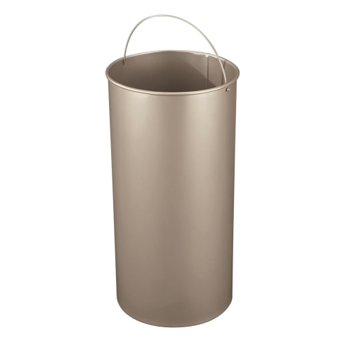 Glaro Galvanized Steel Inner Liner Can for 15 Inch Diameter Recycle Bins and Trash Cans